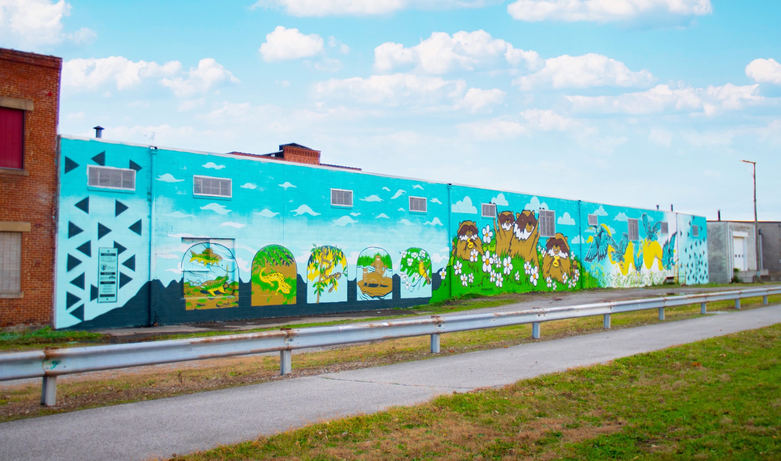 Past Recipient: Wheeling Arts and Cultural Commission, trail mural