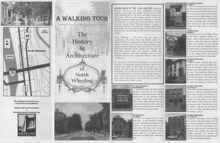 Self-guided Tours and Brochures - Wheeling Heritage