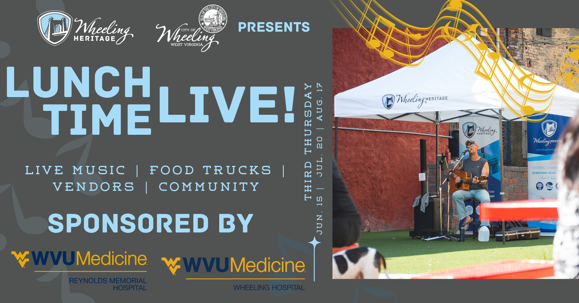 Lunchtime Live! Concert Series Wheeling Heritage