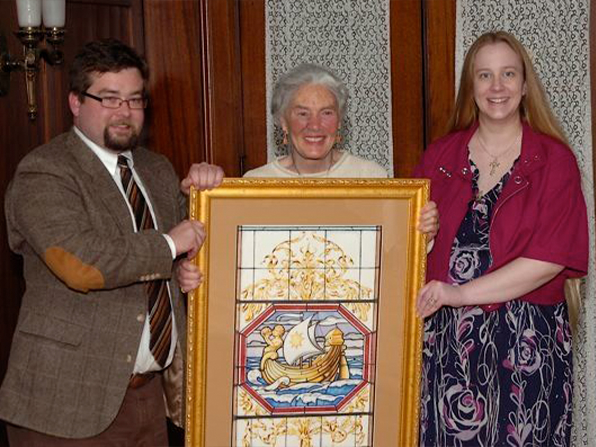 Recognized for her work in preserving numerous historic homes throughout Wheeling, as well as her work with Beverly Fluty in preserving the Wheeling Suspension Bridge. Photo by Friends of Wheeling.
