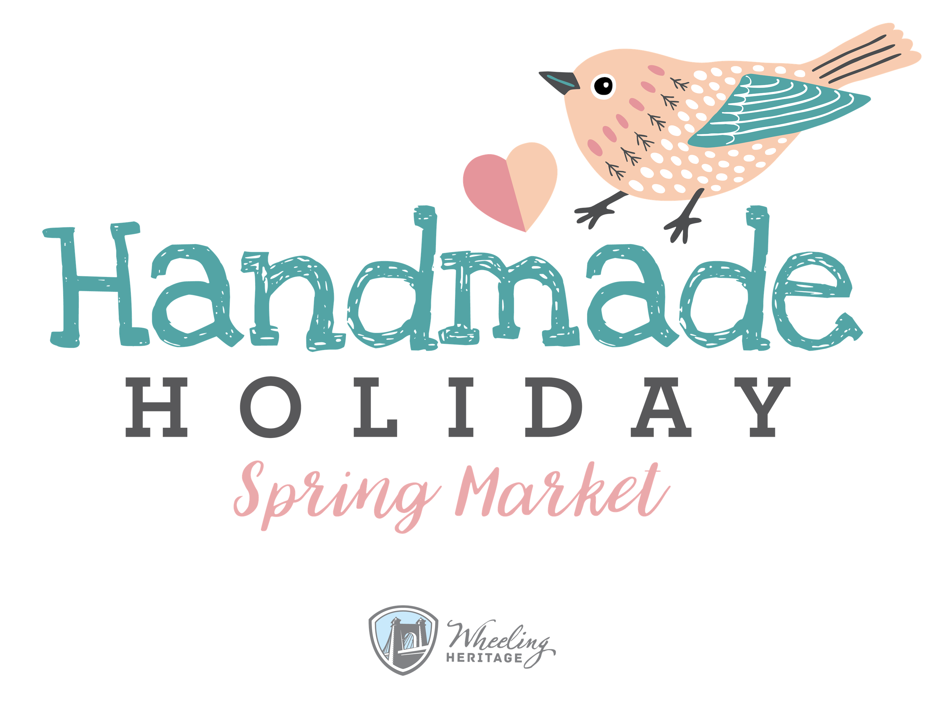 Handmade Holiday Spring Market Logo - With WH Logo Resized