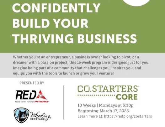 Entrepreneurs Wanted: CO.STARTERS Program in Wheeling Now Accepting Applications